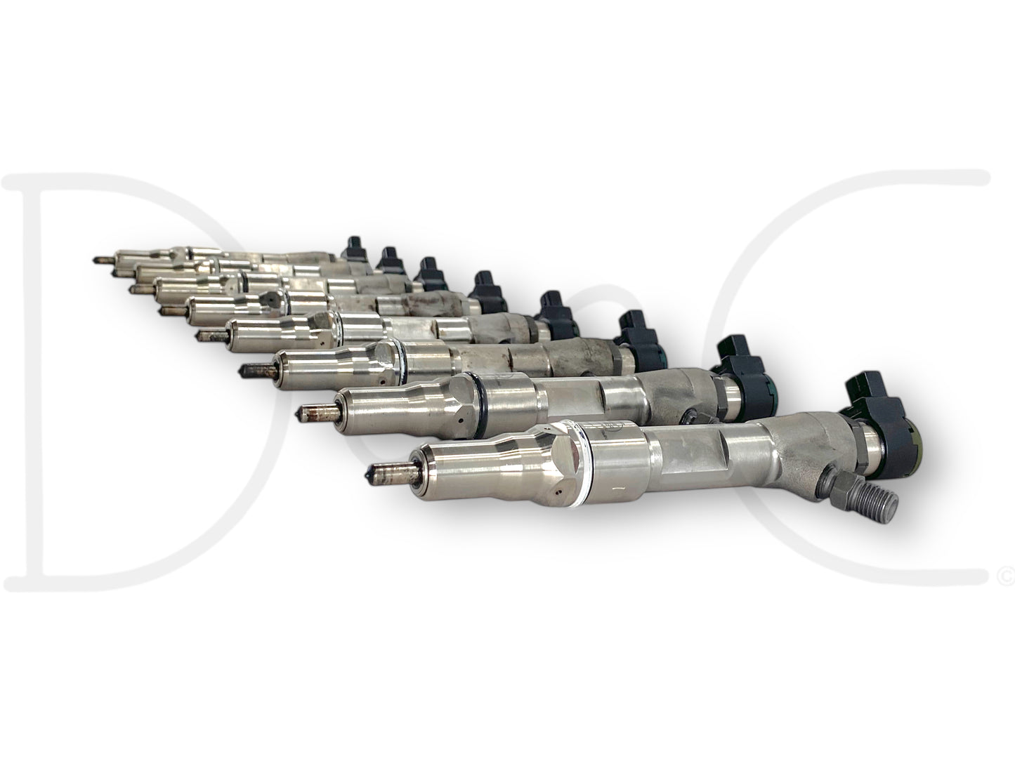 08-10 Ford F250 F350 6.4 6.4L Diesel Fuel Injector Set (8) Injectors *Cores*
