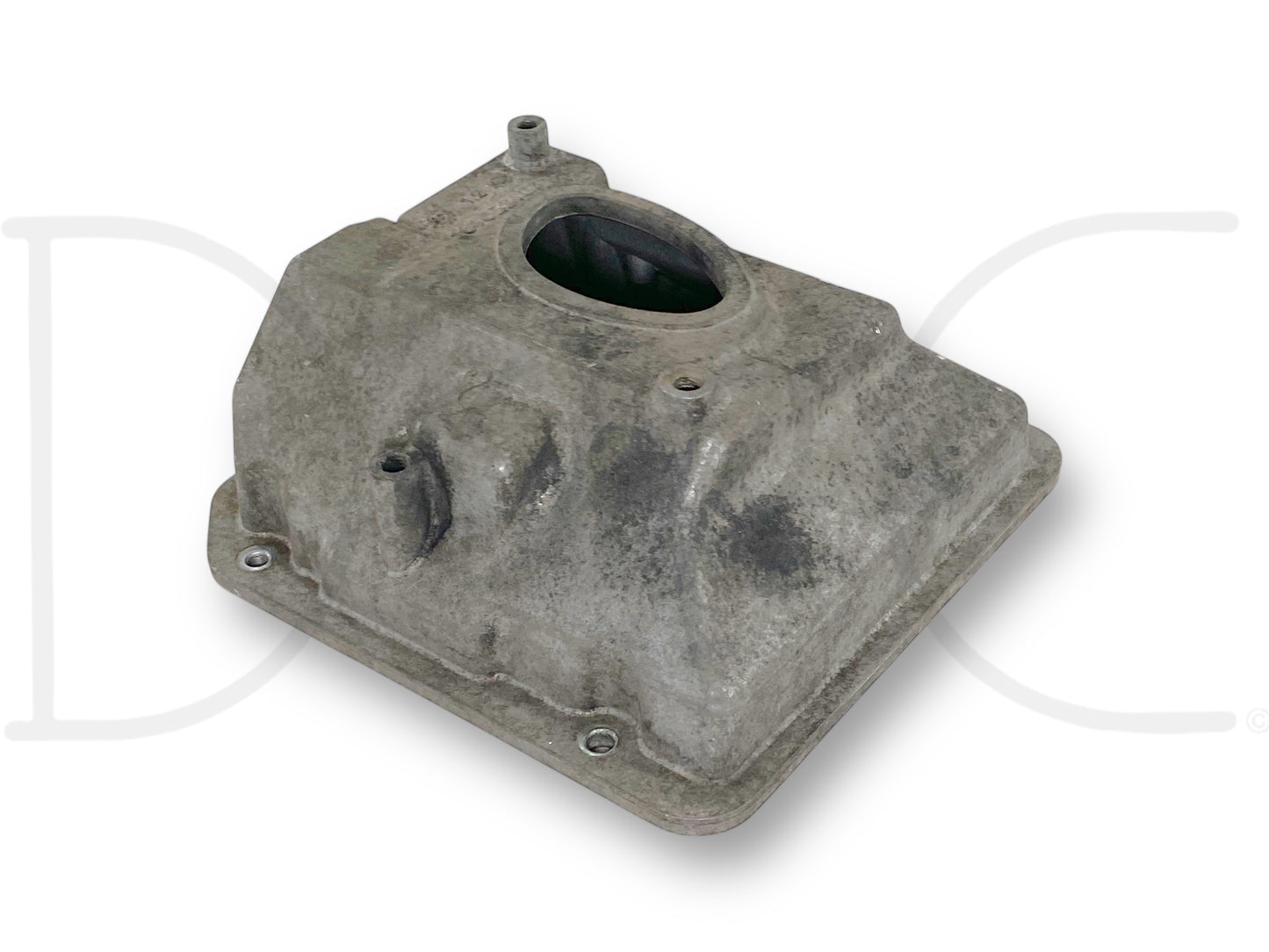 08-10 Ford F250 6.4 6.4L Hpfp High Pressure Fuel Injection Pump Cover 1848524C3 used part with light wear, made from durable metal, designed for 2008-2010 Ford F-250, F-350, F-450, and F-550 diesel engines, compatible with 6.4L Powerstroke models.
