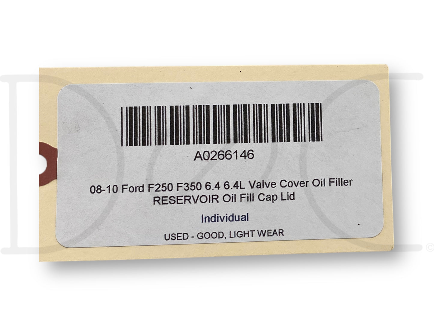 08-10 Ford F250 F350 6.4 6.4L Valve Cover Oil Filler Reservoir Oil Fill Cap Lid