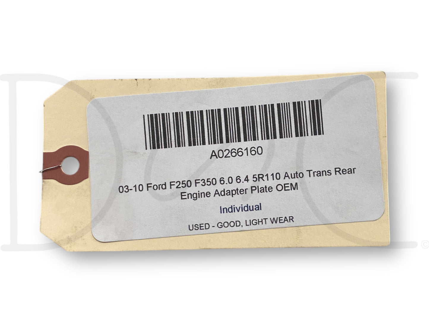 03-10 Ford F250 F350 6.0 6.4 5R110 Auto Trans Rear Engine Adapter Plate OEM