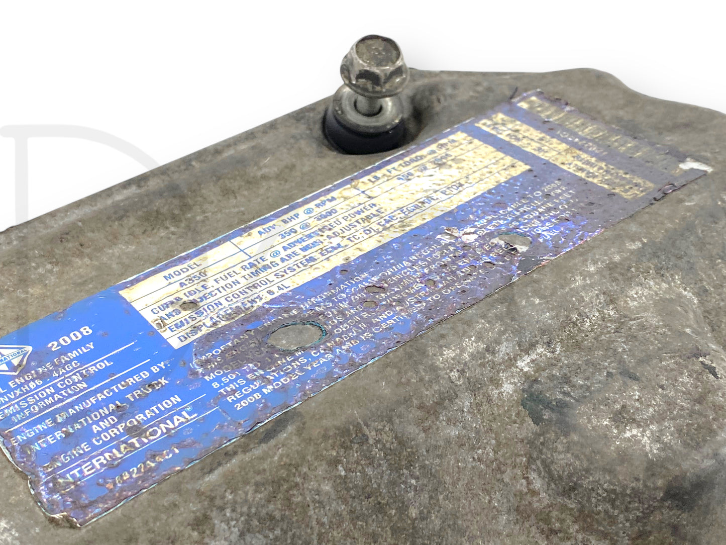 08-10 Ford F250 F350 6.4 6.4L Diesel LH Left Driver Engine Valve Cover 1848318C2