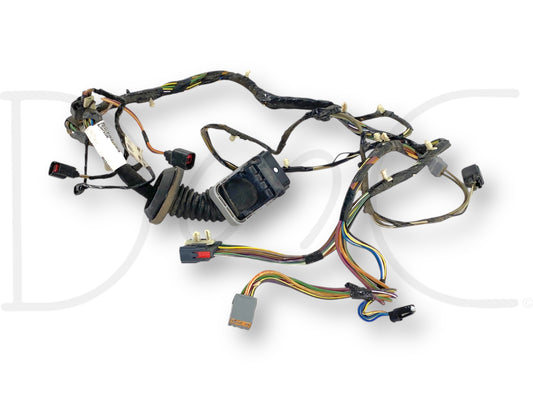 08-10 Ford F250 F350 RH Right Front Door Wiring Harness 8C3T-14630-P2609 Bg, used with light wear, compatible with 2008-2010 Ford F-250 F-350 F-450 F-550 Super Duty trucks, includes multiple connectors and protective coverings for reliable electrical connections.
