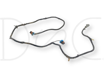 08-10 Ford F250 F350 Front Bumper Fog Light Wiring Harness 8C3T-15A211-P260F Ab used wiring harness for Ford Super Duty trucks, compatible with 2008-2010 F-250, F-350, F-450, and F-550 models, featuring OEM connectors and wiring for fog light assembly.