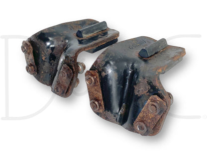 99-16 Ford F250 F350 Rear Auxiliary Leaf Spring Overload Bracket Set OE *Blem*