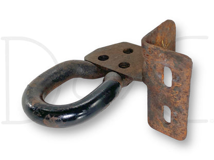 08-10 Ford F250 F350 LH Bumper Bracket Tow Hook Loop 7C34-17A954-AC *Blem*