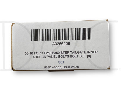 08-16 Ford F250 F350 Step Tailgate Inner Access Panel Bolts Bolt Set [8]