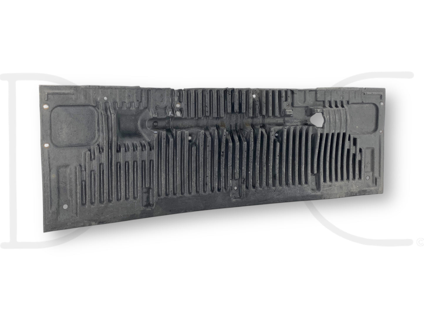 08-16 Ford F250 F350 Super Duty Step Tailgate Bed Liner Plastic Cover Panel OE, used with blemishes and worn areas near assist pole, scratched throughout, black plastic panel compatible with 2008-2016 Ford F-250, F-350, and F-450 Super Duty trucks.
