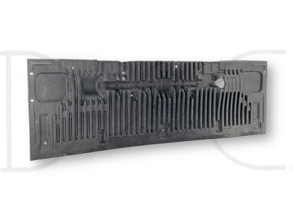 08-16 Ford F250 F350 Super Duty Step Tailgate Bed Liner Plastic Cover Panel OE, used with blemishes and worn areas near assist pole, scratched throughout, black plastic panel compatible with 2008-2016 Ford F-250, F-350, and F-450 Super Duty trucks.