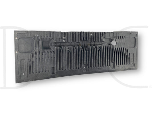 08-16 Ford F250 F350 Super Duty Step Tailgate Bed Liner Plastic Cover Panel OE, used with blemishes and worn areas near assist pole, scratched throughout, black plastic panel compatible with 2008-2016 Ford F-250, F-350, and F-450 Super Duty trucks.