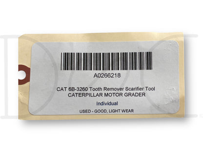 Cat 6B-3260 Tooth Remover Scarifier Tool Caterpillar Motor Grader