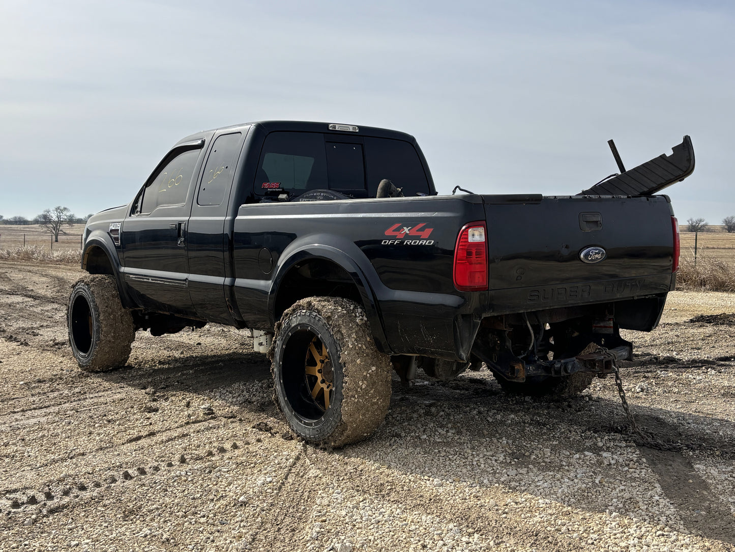 08-10 Ford F250 F350 Hood UD Black