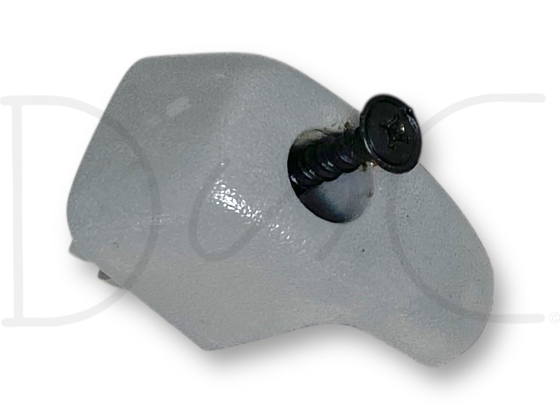 99-07 Ford F250 F350 Excursion Roof Ceiling Coat Hanger Clothes Hook Gray OE with screw, used in good condition with light wear, compatible with 1999-2007 Ford Super Duty trucks including 6.0L Powerstroke models, designed for durable interior mounting.