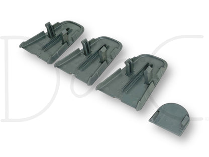 99-07 Ford F250 F350 Super Duty Dashboard Dash Bolt Cover Trim Set Gray OE