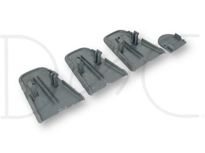 99-07 Ford F250 F350 Super Duty Dashboard Dash Bolt Cover Trim Set Gray OE