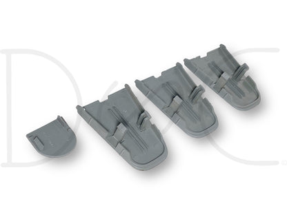 99-07 Ford F250 F350 Super Duty Dashboard Dash Bolt Cover Trim Set Gray OE
