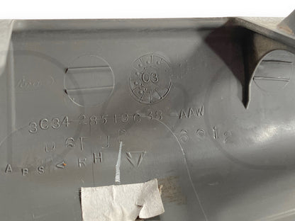 99-07 Ford F250 F350 Extended Cab RH Right Upper Rear Door Latch Trim Cover Gray