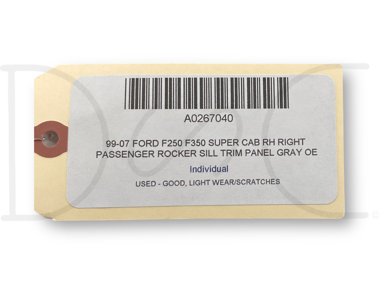 99-07 Ford F250 F350 Super Cab RH Right Passenger Rocker Sill Trim Panel Gray OE