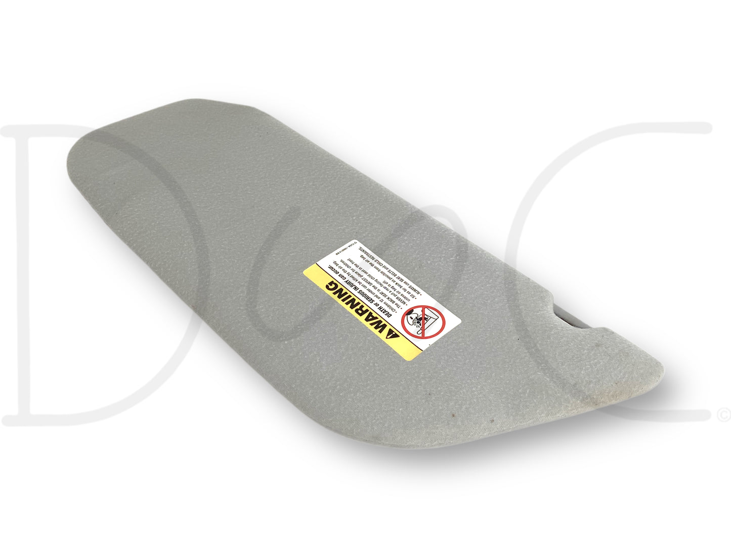 02-07 Ford F250 F350 RH Right Passenger Sun Visor Gray W/ Mirror OEM