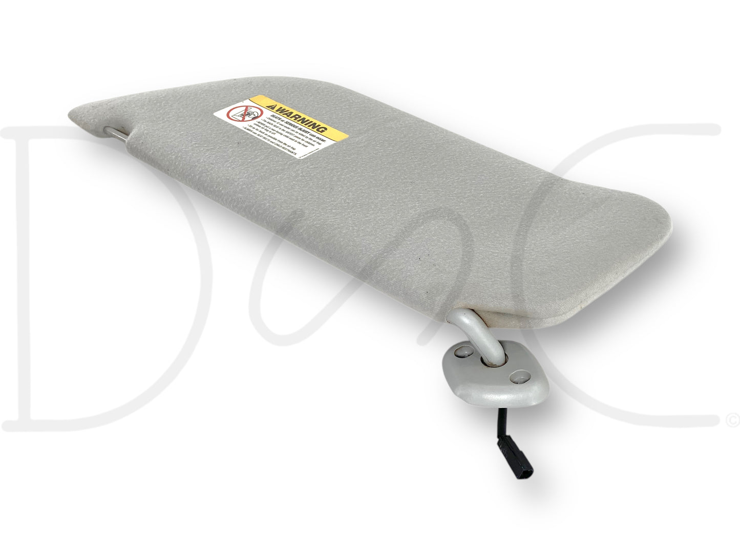 02-07 Ford F250 F350 RH Right Passenger Sun Visor Gray W/ Mirror OEM