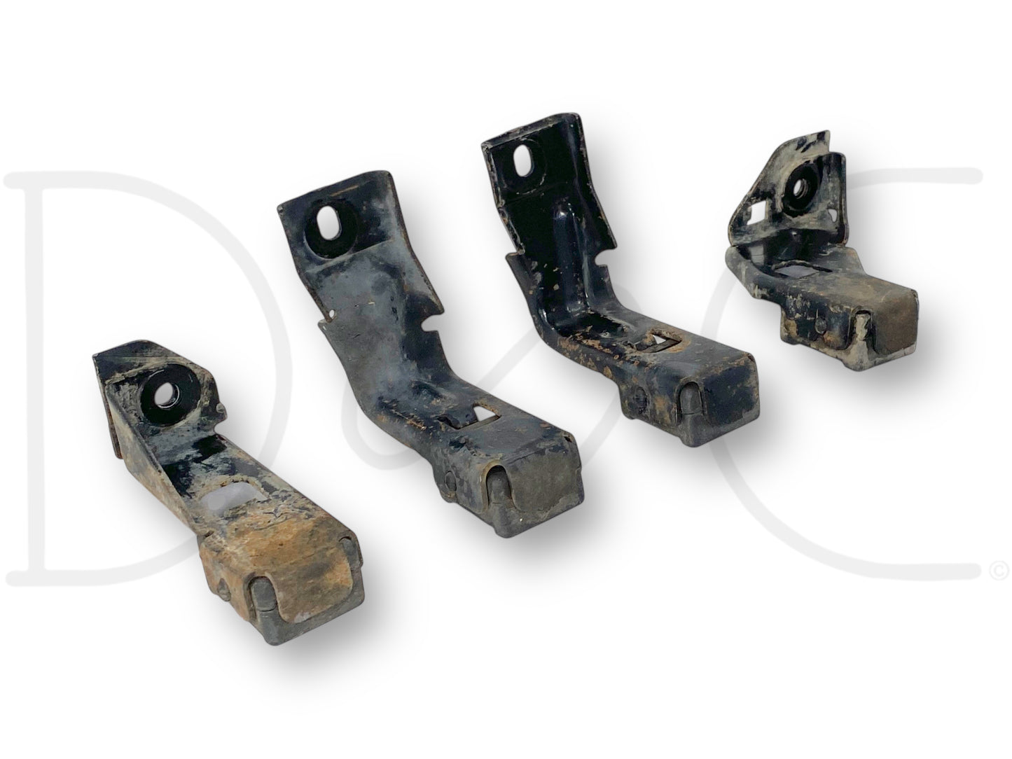 03-07 Ford F250 F350 Super Duty A/C Condenser Upper & Lower Bracket Set OEM