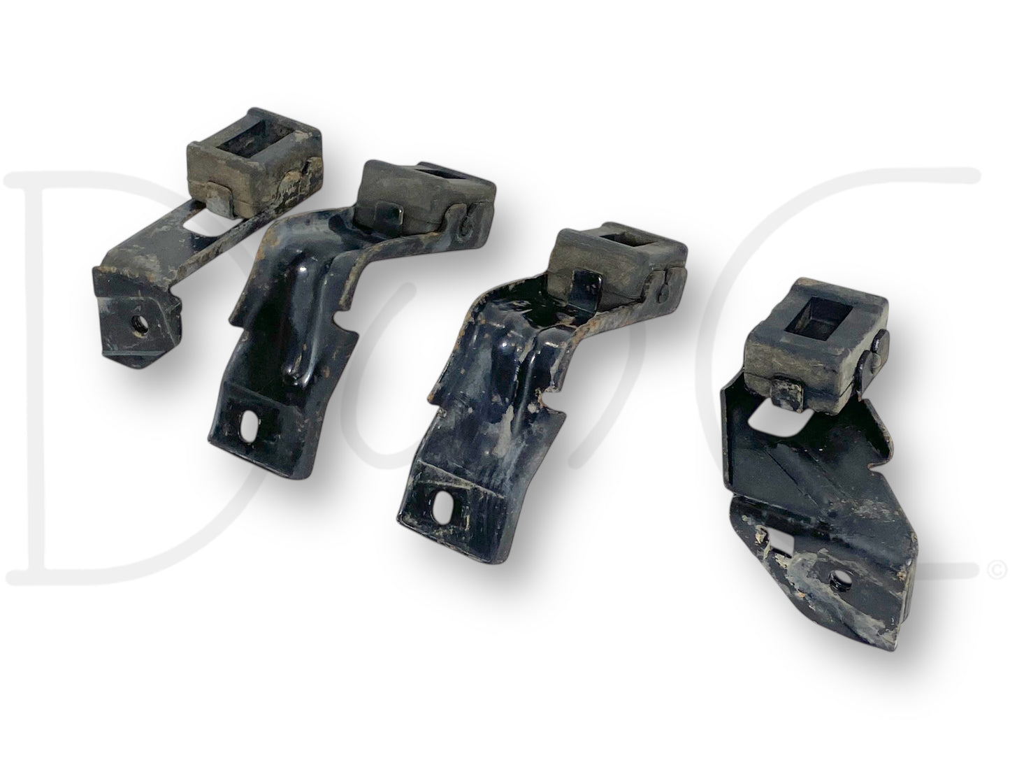 03-07 Ford F250 F350 Super Duty A/C Condenser Upper & Lower Bracket Set OEM