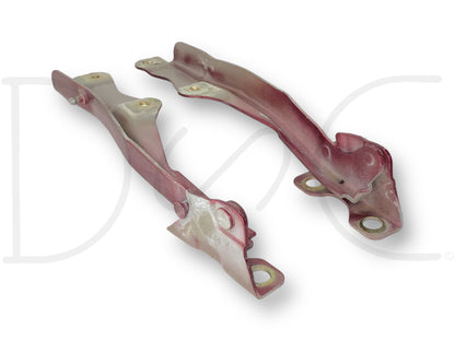 99-07 Ford F250 F350 Super Duty Hood Hinge Set Red Hood Hinges OE RH LH Pair