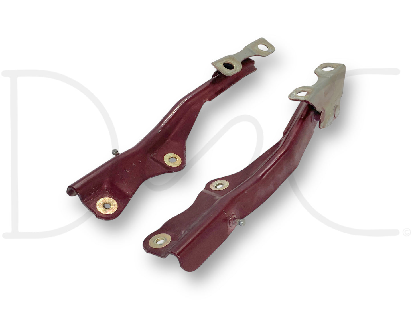 99-07 Ford F250 F350 Super Duty Hood Hinge Set Red Hood Hinges OE RH LH Pair
