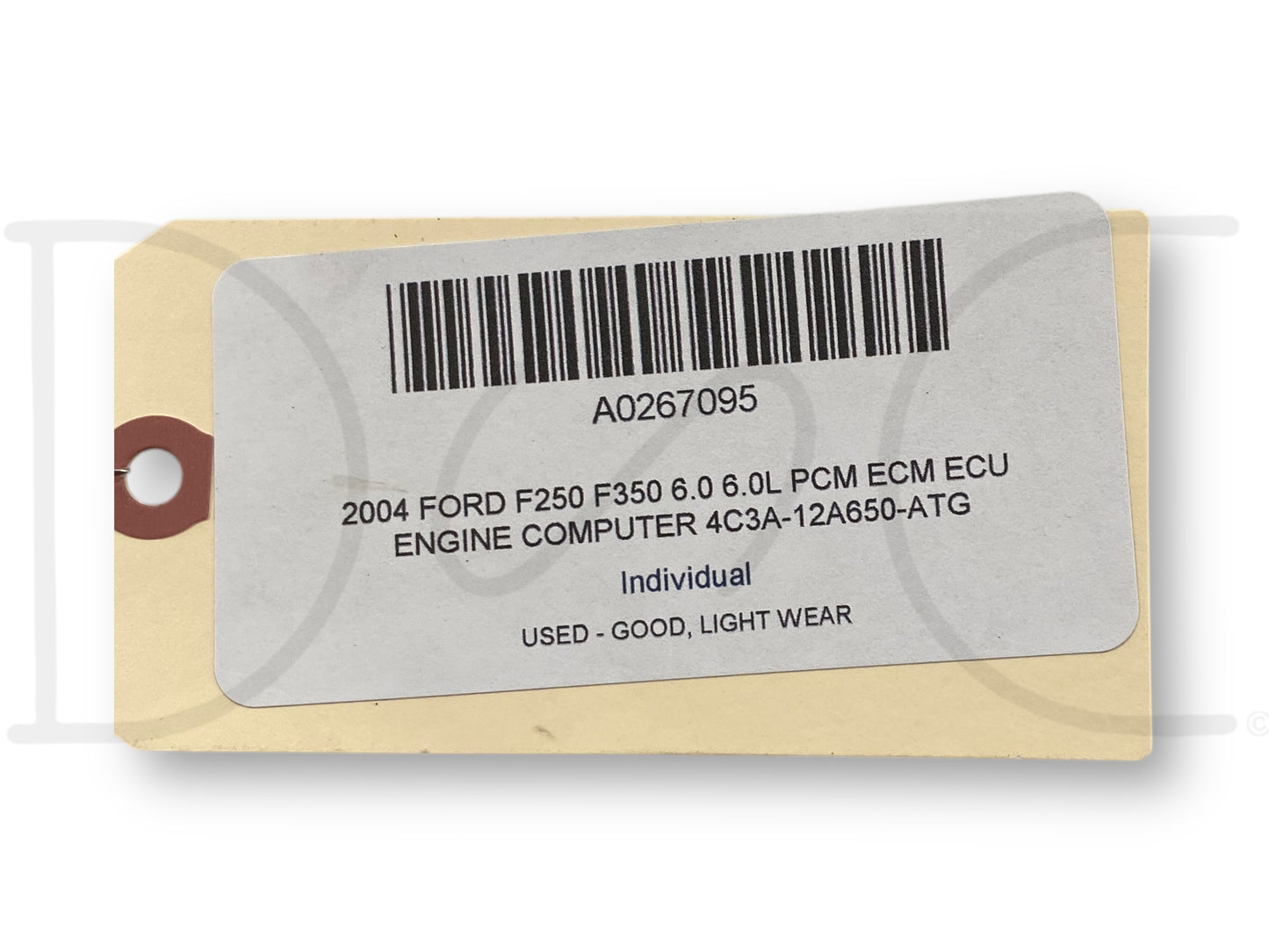 2004 Ford F250 F350 6.0 6.0L PCM ECM ECU Engine Computer 4C3A-12A650-Atg