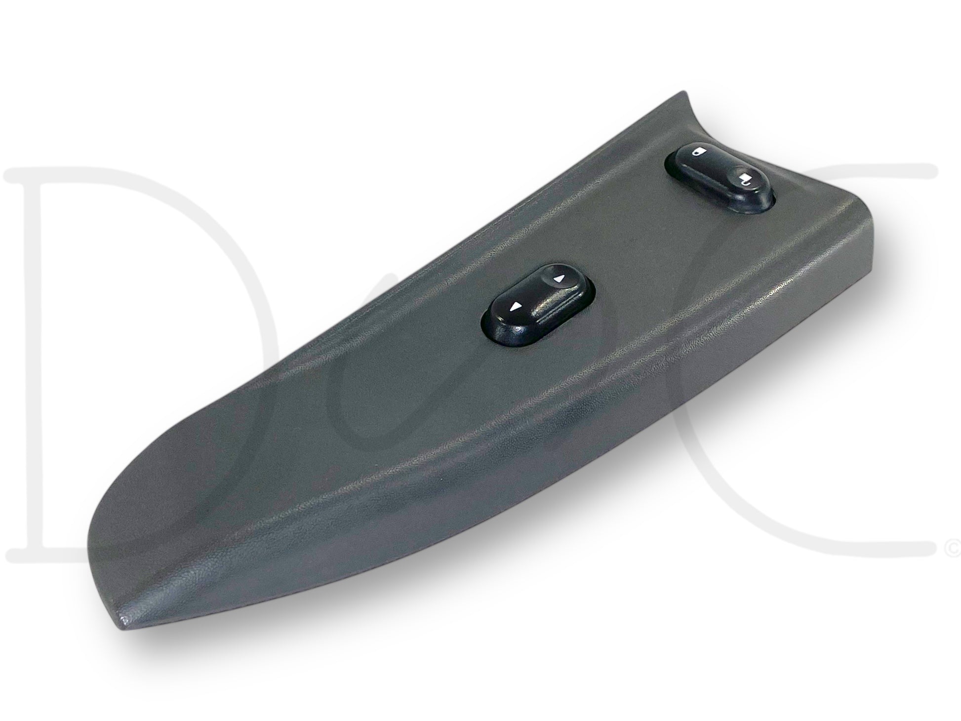 02-07 Ford F250 F350 RH Right Passenger Front Power Window Lock Switch Panel, used in good condition with light wear, compatible with 2002-2007 Ford F-250, F-350, F-450, and F-550 trucks, designed for 6.0L Powerstroke and Super Duty models.