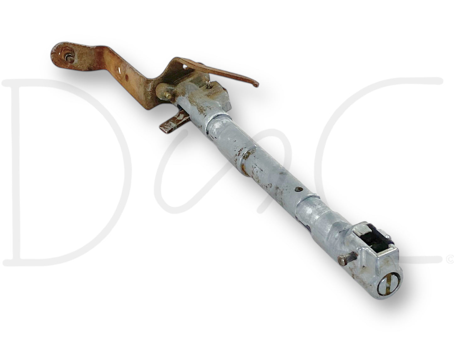 01-07 Ford F250 F350 Auto Trans Steering Column Shift Tube OEM 1L3C-7215-Aa used part with light wear, removed from 2004 Ford F-350 Lariat 6.0 Diesel 5R110 Automatic Transmission, compatible with 2001-2007 Ford F-250, F-350, F-450, F-550 trucks, featuring genuine OE quality.