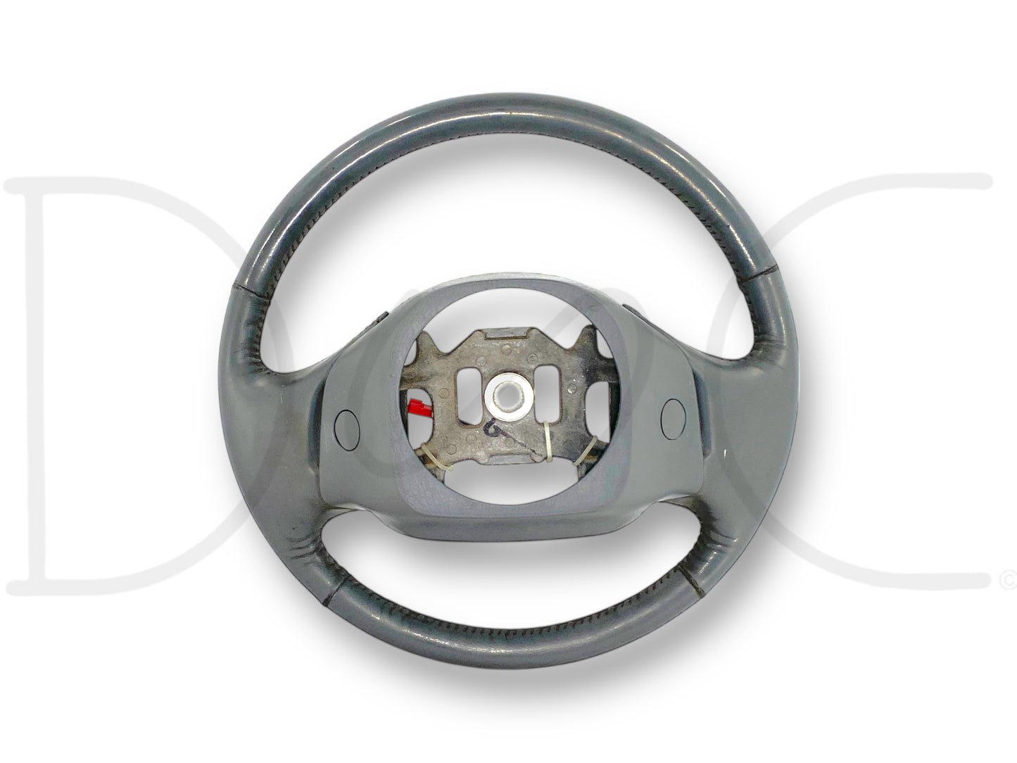 99-04 Ford F250 F350 Lariat Steering Wheel W/ Cruise Control Gray Leather OEM