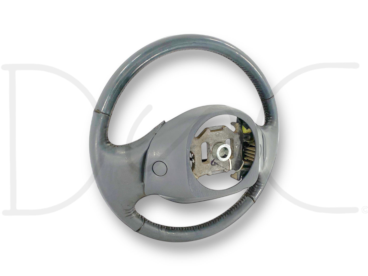 99-04 Ford F250 F350 Lariat Steering Wheel W/ Cruise Control Gray Leather OEM