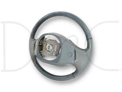 99-04 Ford F250 F350 Lariat Steering Wheel W/ Cruise Control Gray Leather OEM