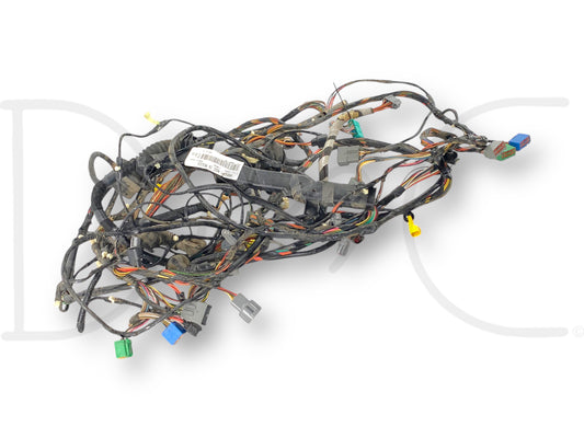 03-04 Ford F250 F350 Lariat Extended Cab Interior Wiring Harness 4C3T-14A005 Cne used wiring harness with multiple connectors, compatible with 2003-2004 Ford F-250, F-350 models featuring 6.0L Powerstroke engines, designed for Super Duty truck electrical systems.