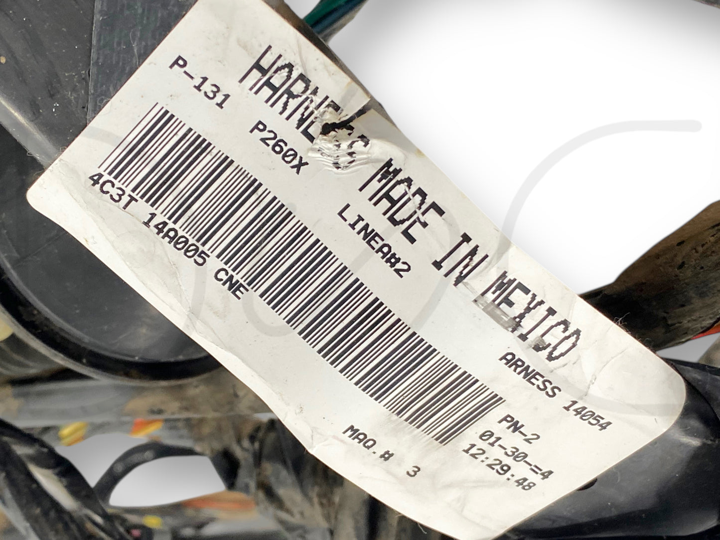 03-04 Ford F250 F350 Lariat Extended Cab Interior Wiring Harness 4C3T-14A005 Cne