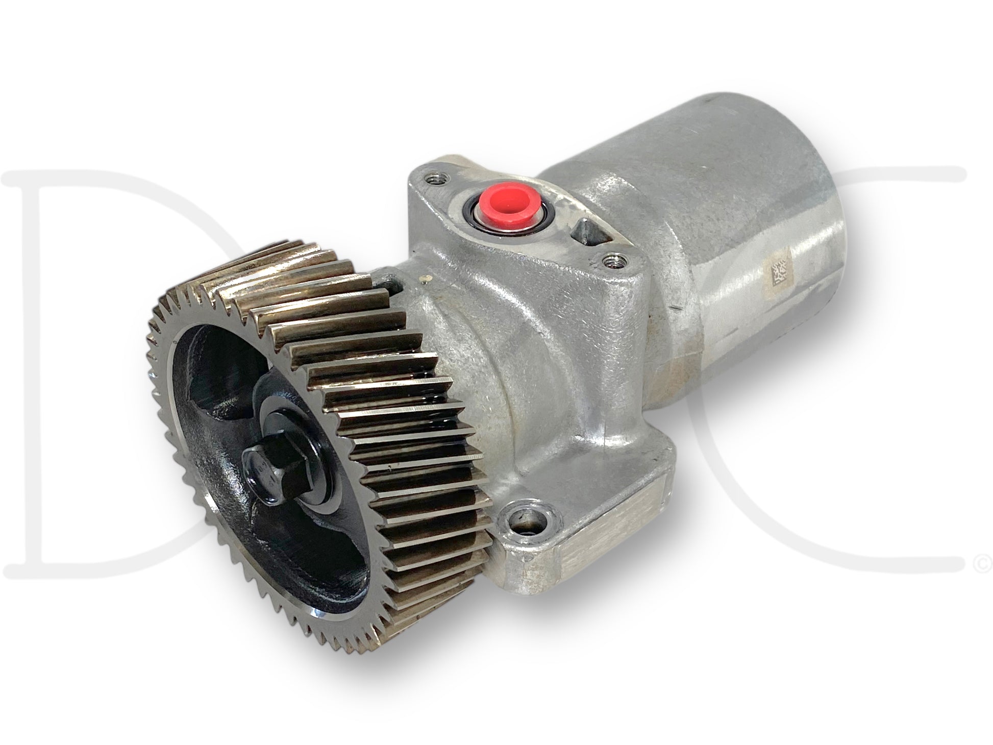 03-04 Ford F250 F350 6.0 6.0L Diesel HPOP High Pressure Oil Pump with metal gear and cast aluminum housing, used condition with light wear, compatible with 2003-2004 Ford Super Duty diesel trucks, designed for reliable high-pressure oil delivery.