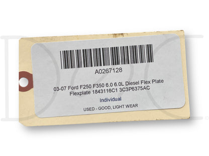 03-07 Ford F250 F350 6.0 6.0L Diesel Flex Plate Flexplate 1843116C1 3C3P6375Ac