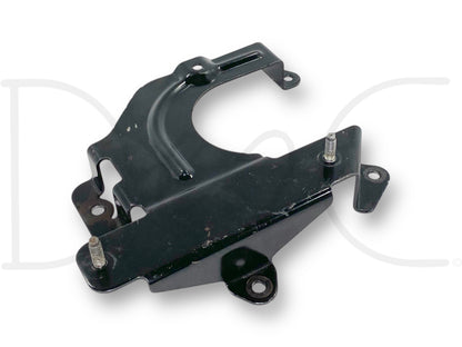 04.5-07 Ford F250 F350 6.0 6.0L Diesel Gpr Glow Plug Relay Mount Bracket OE, used with light wear, black metal mounting bracket compatible with 2004 to 2007 Ford Super Duty trucks, designed for 6.0L Powerstroke diesel engines, providing reliable OE fitment and durability.