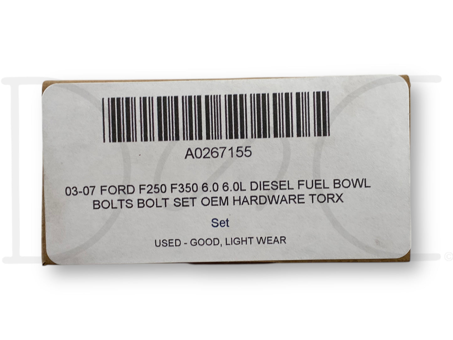 03-07 Ford F250 F350 6.0 6.0L Diesel Fuel Oil Filter Housing Bolts Bolt Set OE
