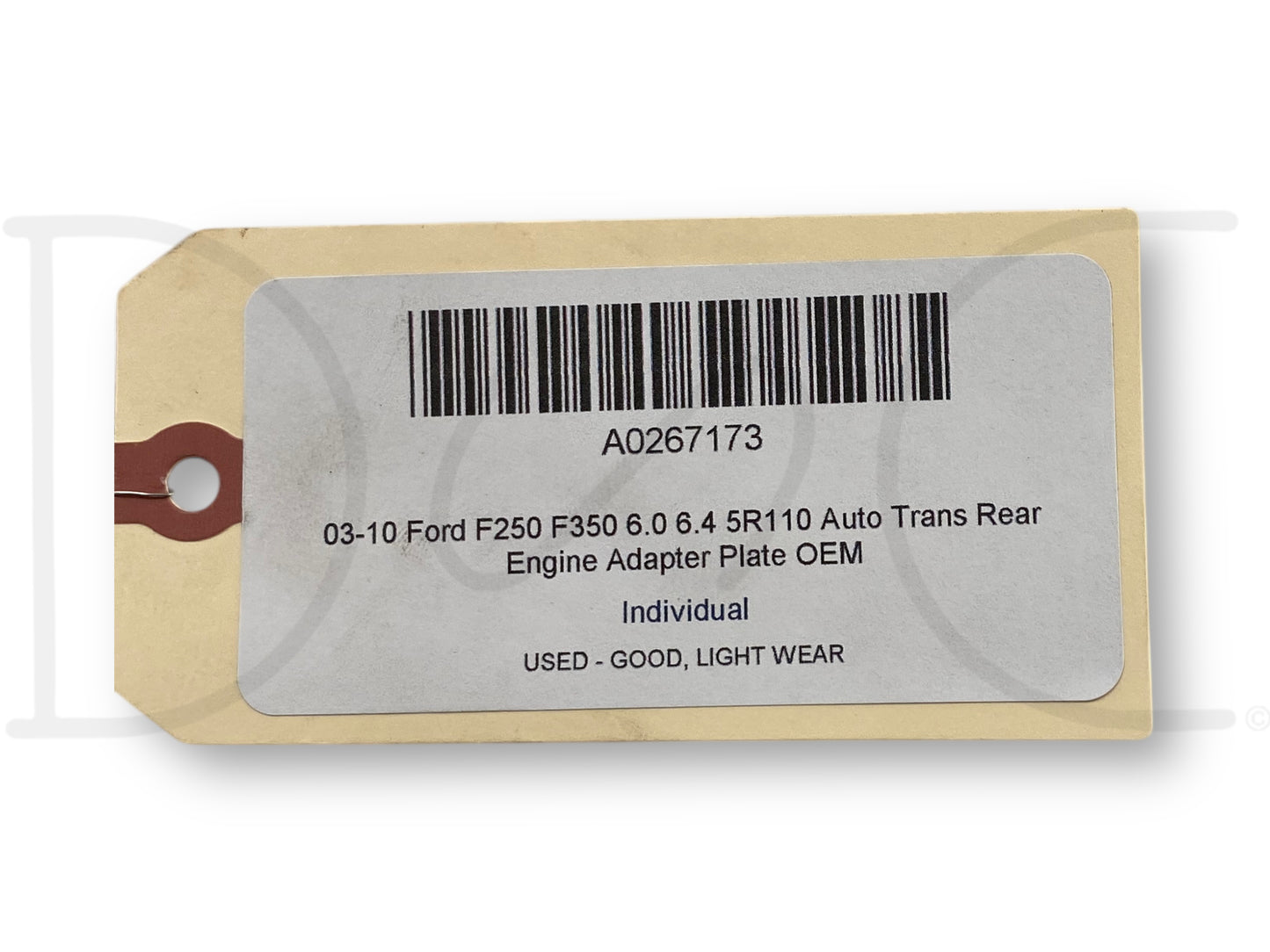 03-10 Ford F250 F350 6.0 6.4 5R110 Auto Trans Rear Engine Adapter Plate OEM