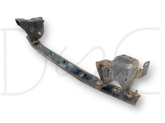 04 2004 Ford F250 F350 Excursion Front Crash Bar Blocker Beam Crossmember OEM with used condition showing light wear and scratches, removed from a 2004 Ford F-350 Lariat 6.0 Diesel 4WD Super Duty truck, designed for front structural support on Ford Excursion, F-250, and F-350 models.