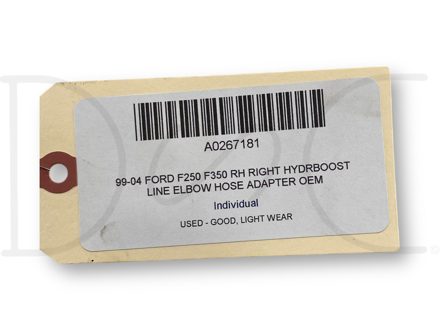 99-04 Ford F250 F350 RH Right Hydroboost Line Elbow Hose Adapter OEM
