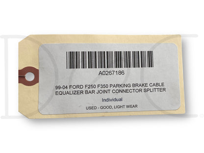 99-07 Ford F250 F350 Parking Brake Cable Equalizer Bar Joint Connector Splitter