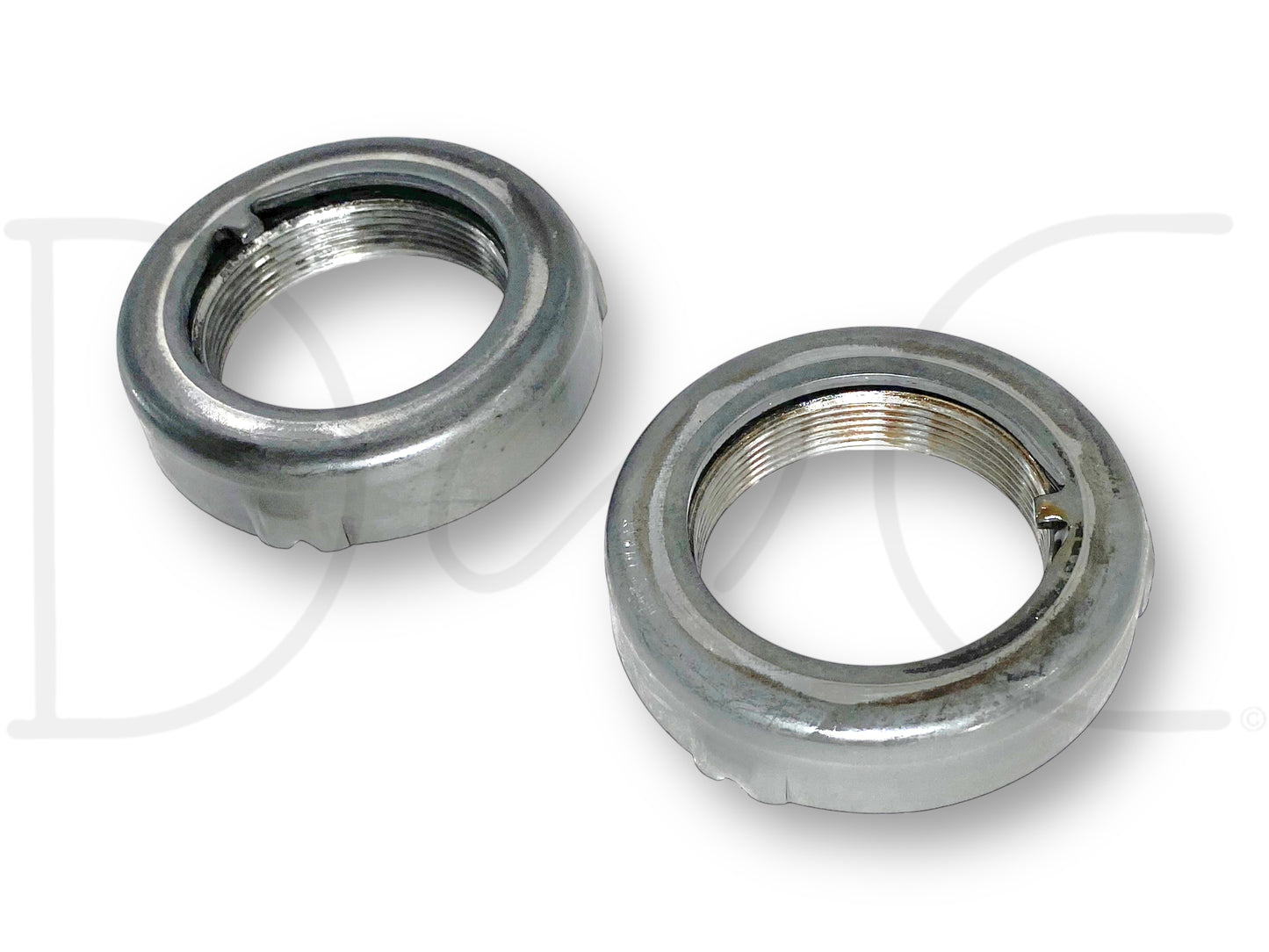 99-04 Ford F350 DRW DANA 80 Rear Axle Wheel Hub Bearing Retainer Nut Set OE