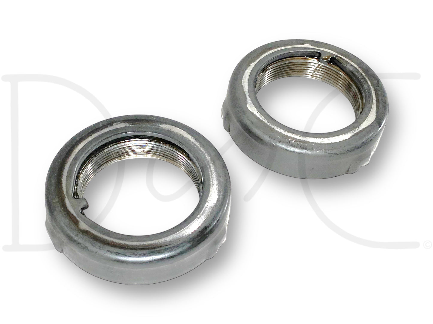 99-04 Ford F350 DRW DANA 80 Rear Axle Wheel Hub Bearing Retainer Nut Set OE