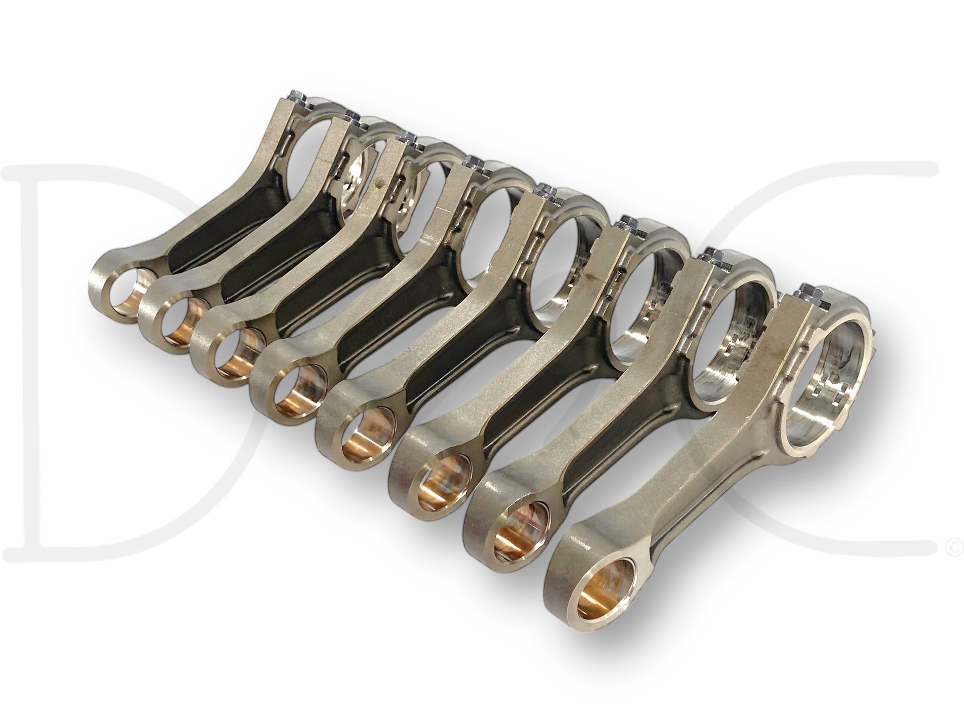 03-07 Ford 6.0 6.0L Powerstroke Diesel Connecting Rods OE Rod Set (8) 1834675C1, used in good condition with light wear, compatible with 2003-2007 Ford Excursion, F-250, F-350, F-450, and F-550 Super Duty diesel engines, made with durable metal construction.