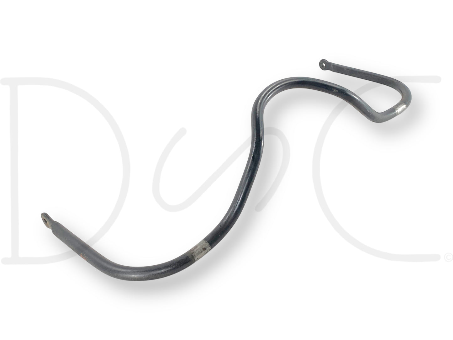 99-04 Ford F350 Super Duty DRW Dually Pickup Rear Axle Stabilizer Sway Bar OE, used condition with light wear, designed for Ford F-250 and F-350 trucks from 1999 to 2004, compatible with 6.0L Powerstroke models, made of durable metal for enhanced rear axle stability.