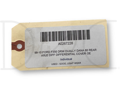 99-10 Ford F350 DRW Dually DANA 80 Rear Axle Diff Differential Cover OE