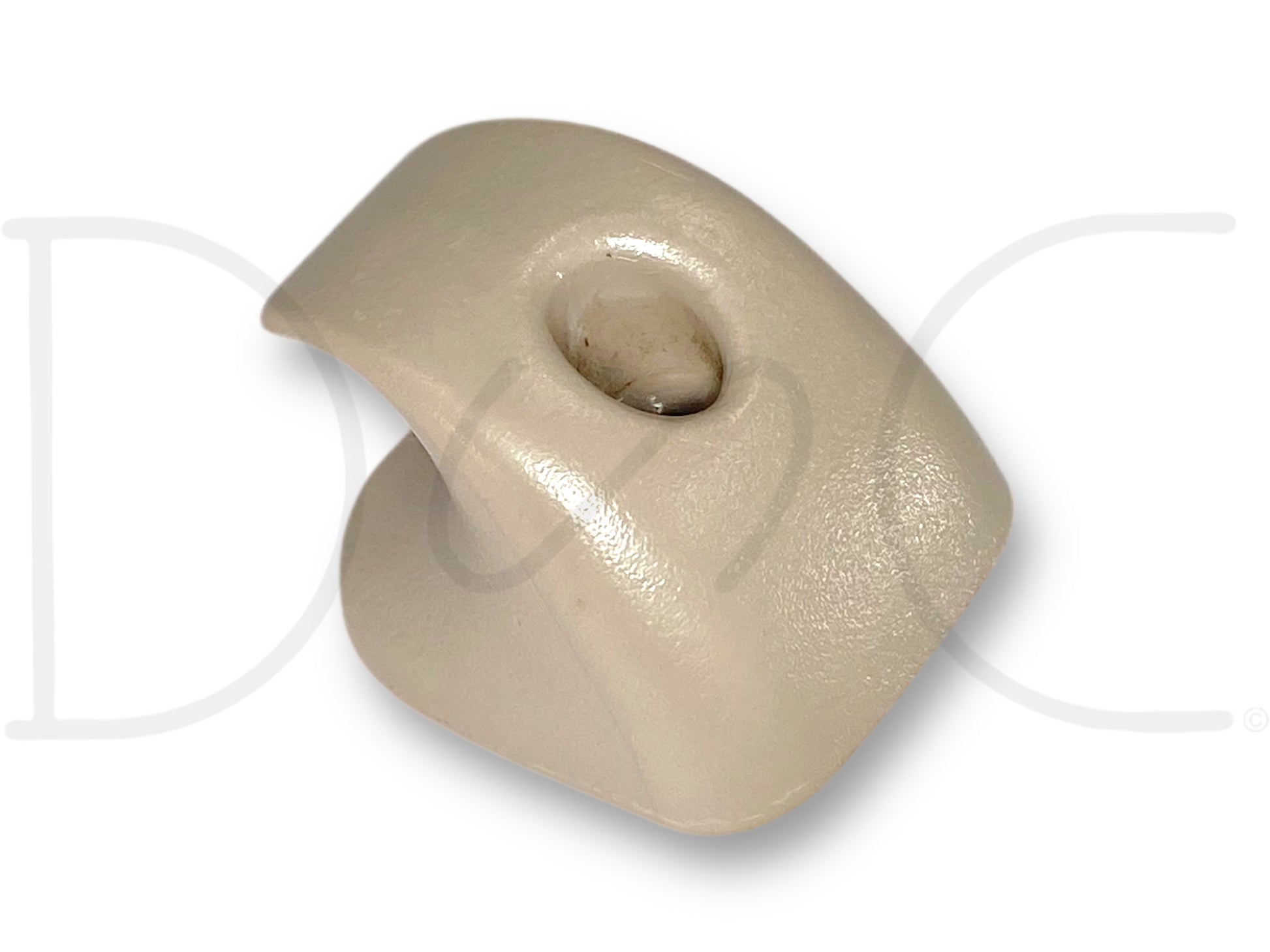 03-07 Ford F250 F350 Excursion Roof Ceiling Coat Hanger Clothes Hook Tan OE, used with light wear, tan color, designed for Super Duty trucks including 6.0L Powerstroke models, ensuring reliable OE fitment and durability in truck interiors.