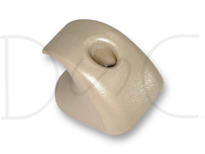 03-07 Ford F250 F350 Excursion Roof Ceiling Coat Hanger Clothes Hook Tan OE, used with light wear, tan color, designed for Super Duty trucks including 6.0L Powerstroke models, ensuring reliable OE fitment and durability in truck interiors.